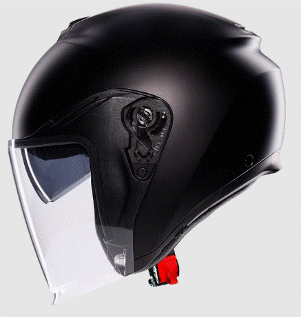 Каска за скутер AGV IRIDES BLACK MATT_4