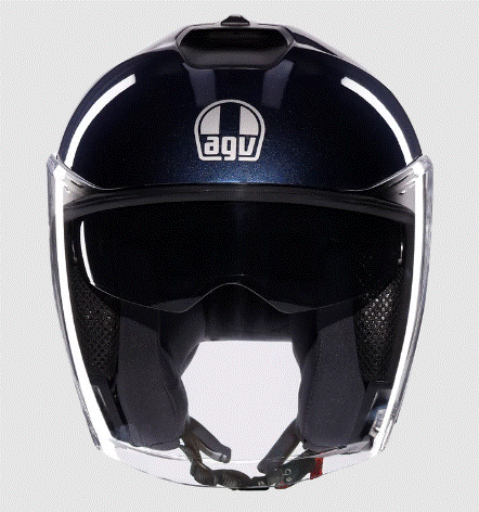 Каска за скутер AGV IRIDES PROFONDO BLUE — снимка 2