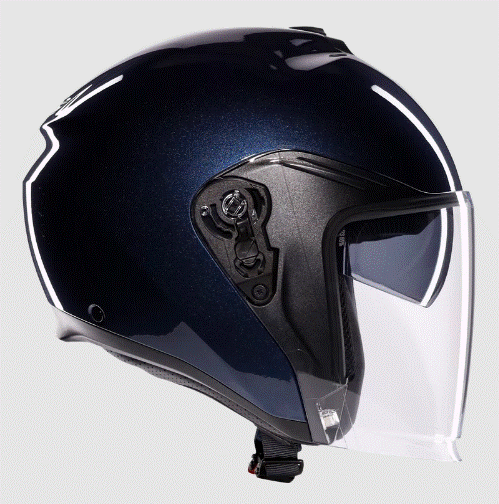 Каска за скутер AGV IRIDES PROFONDO BLUE — снимка 3