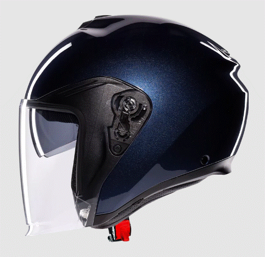 Каска за скутер AGV IRIDES PROFONDO BLUE — снимка 4