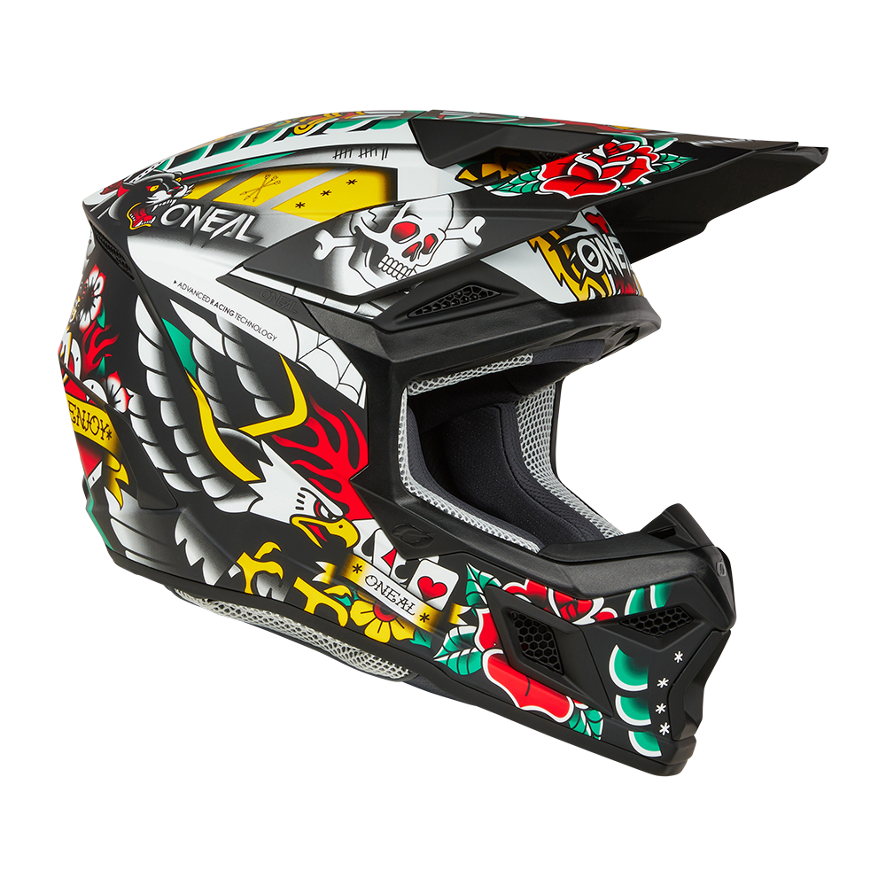 Детска мотокрос каска O'NEAL 3SERIES INKED MULTI — снимка 2