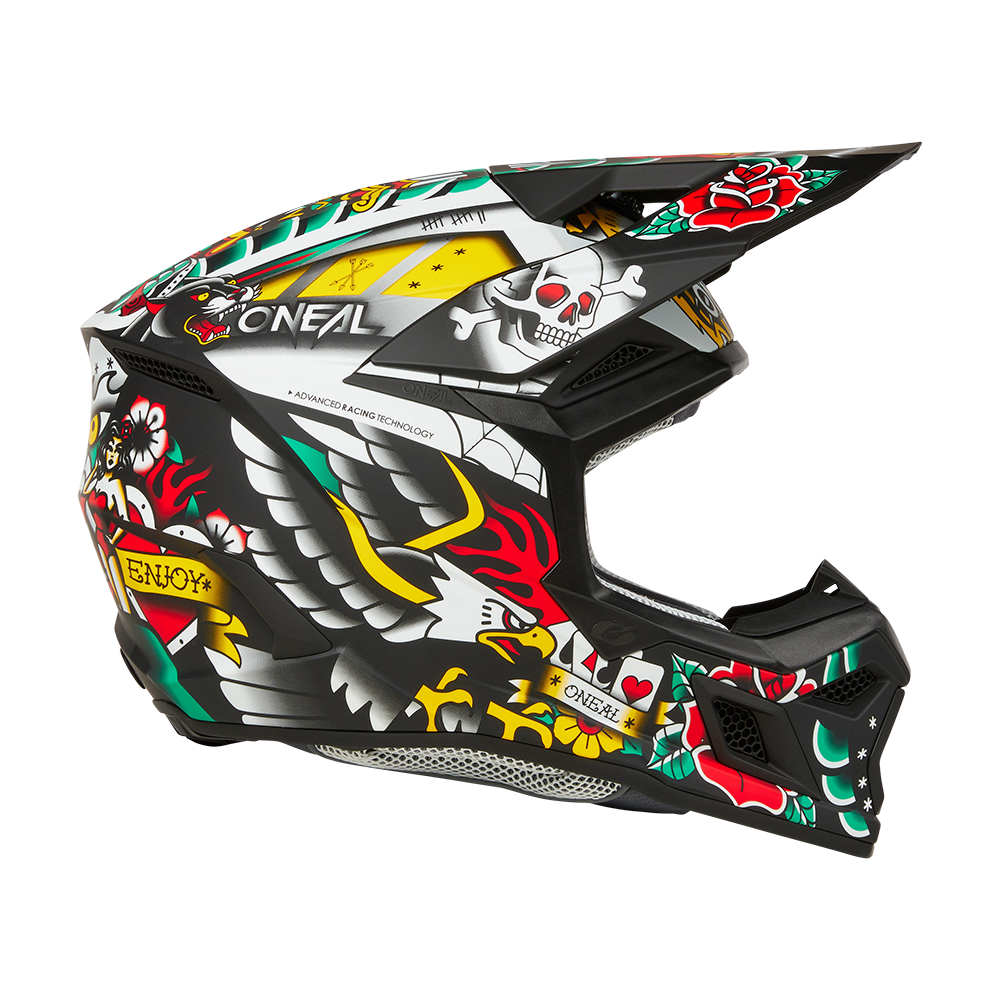 Детска мотокрос каска O'NEAL 3SERIES INKED MULTI — снимка 5