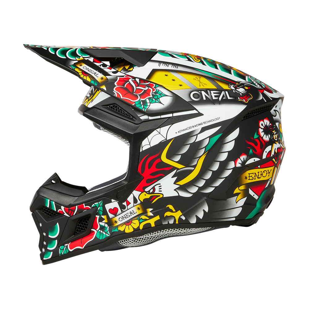 Мотокрос каска O'NEAL 3SERIES INKED MULTI — снимка 4