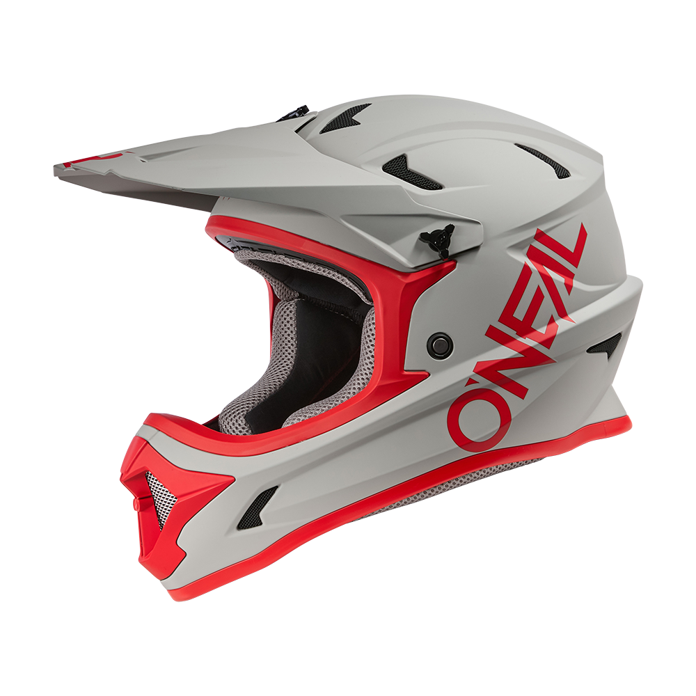 Вело каска O'NEAL SONUS SOLID GRAY/RED — снимка 2