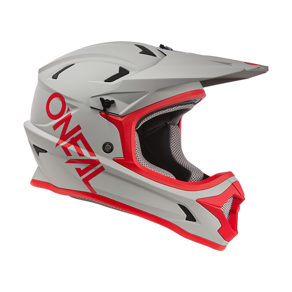 Вело каска O'NEAL SONUS SOLID GRAY/RED — снимка 3