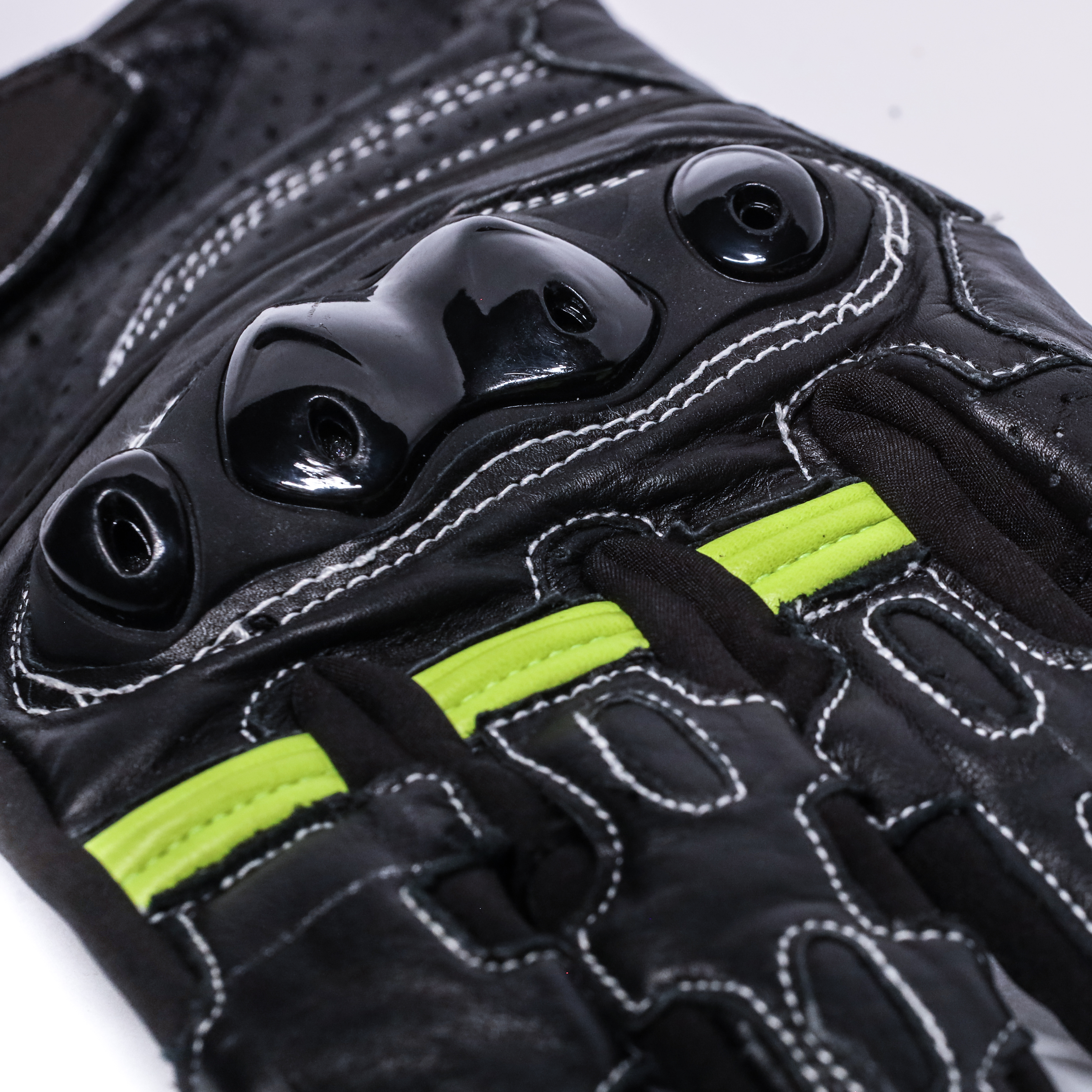 Кожени ръкавици BLACK BIKE SPORTSTER NEON — снимка 2