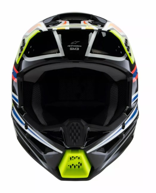 Детска мотокрос каска ALPINESTARS SM3 WURX BLK/YL/B — снимка 5