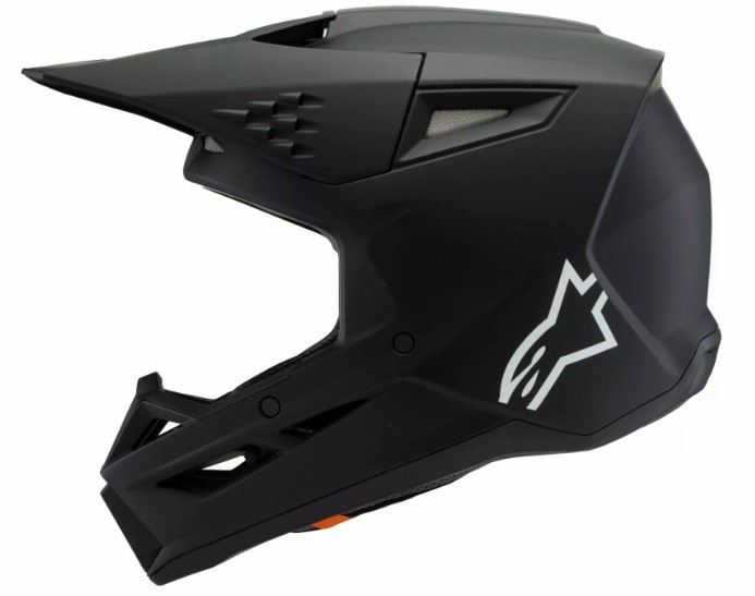 Детска мотокрос каска ALPINESTARS SM3 SOLID BLACK — снимка 5