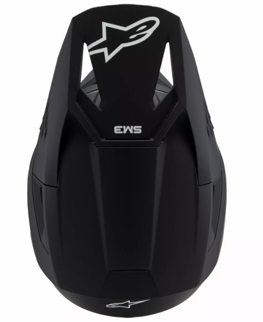 Детска мотокрос каска ALPINESTARS SM3 SOLID BLACK — снимка 4