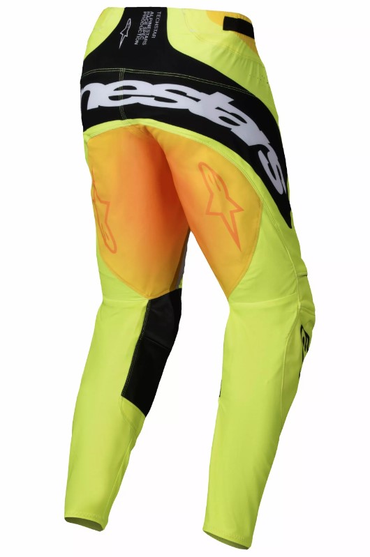 Мотокрос брич ALPINESTARS TECHSTAR MELT YELLOW/BLACK — снимка 2