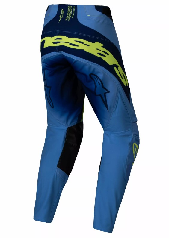 Мотокрос брич ALPINESTARS TECHSTAR MELT YELLOW/BLUE — снимка 2