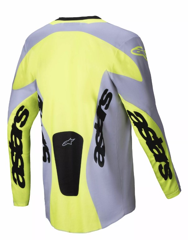 Мотокрос джърси Alpinestars RACER VEIL GRAY/YELLOW — снимка 2