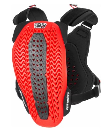 Протекторна броня ALPINESTARS A-5 PLASMA CHEST PRO BLK/RD/WHT — снимка 2