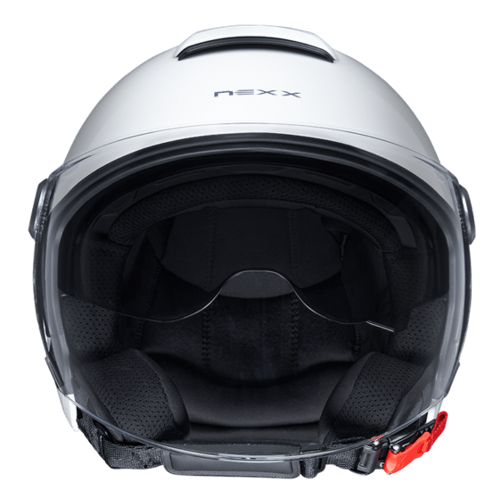 Каска за скутер NEXX Y.10 PLAIN WHITE — снимка 2