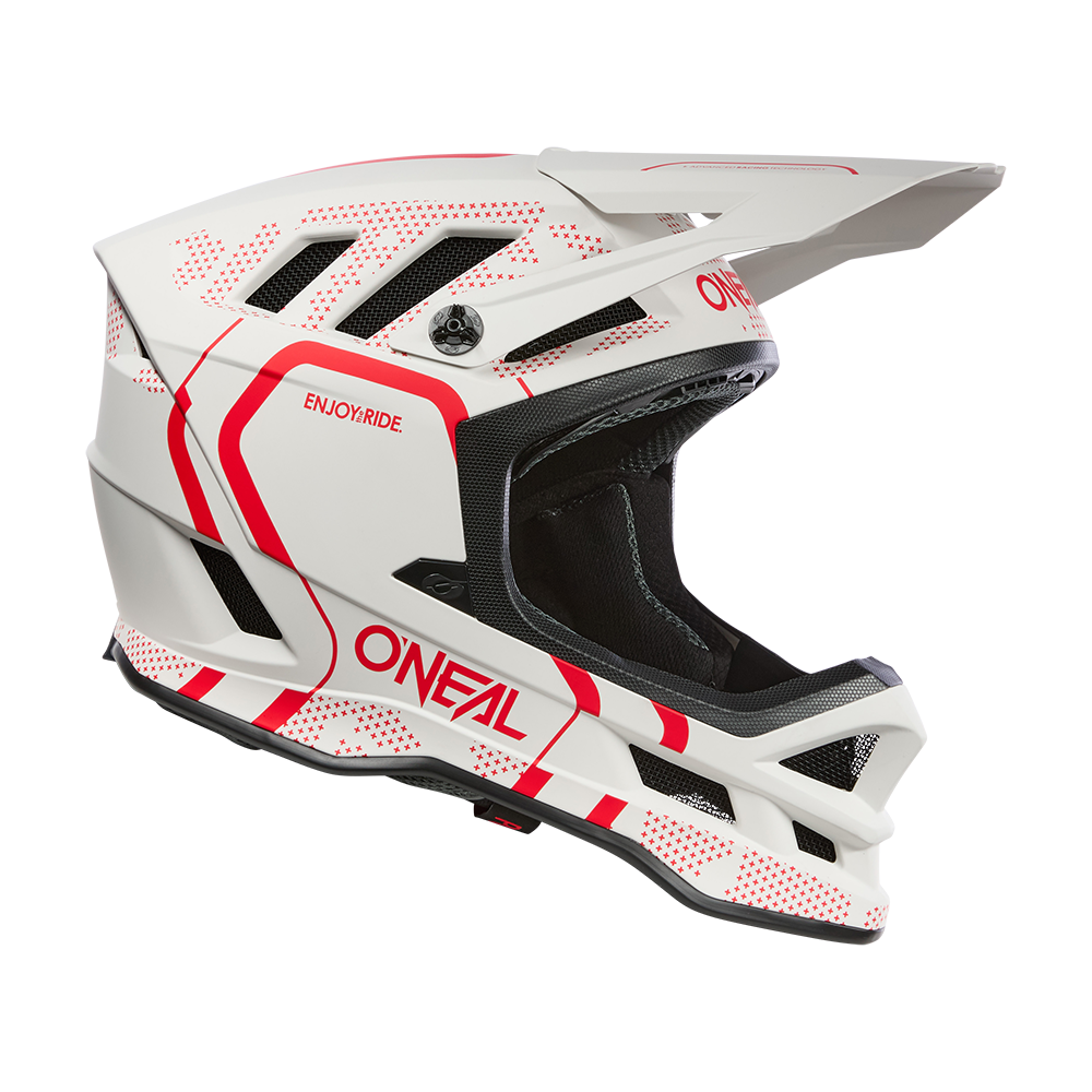 Вело каска O'NEAL BLADE STRIKE WHITE/RED V.25 — снимка 2