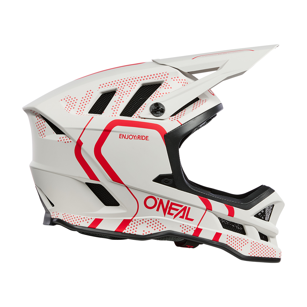 Вело каска O'NEAL BLADE STRIKE WHITE/RED V.25 — снимка 5