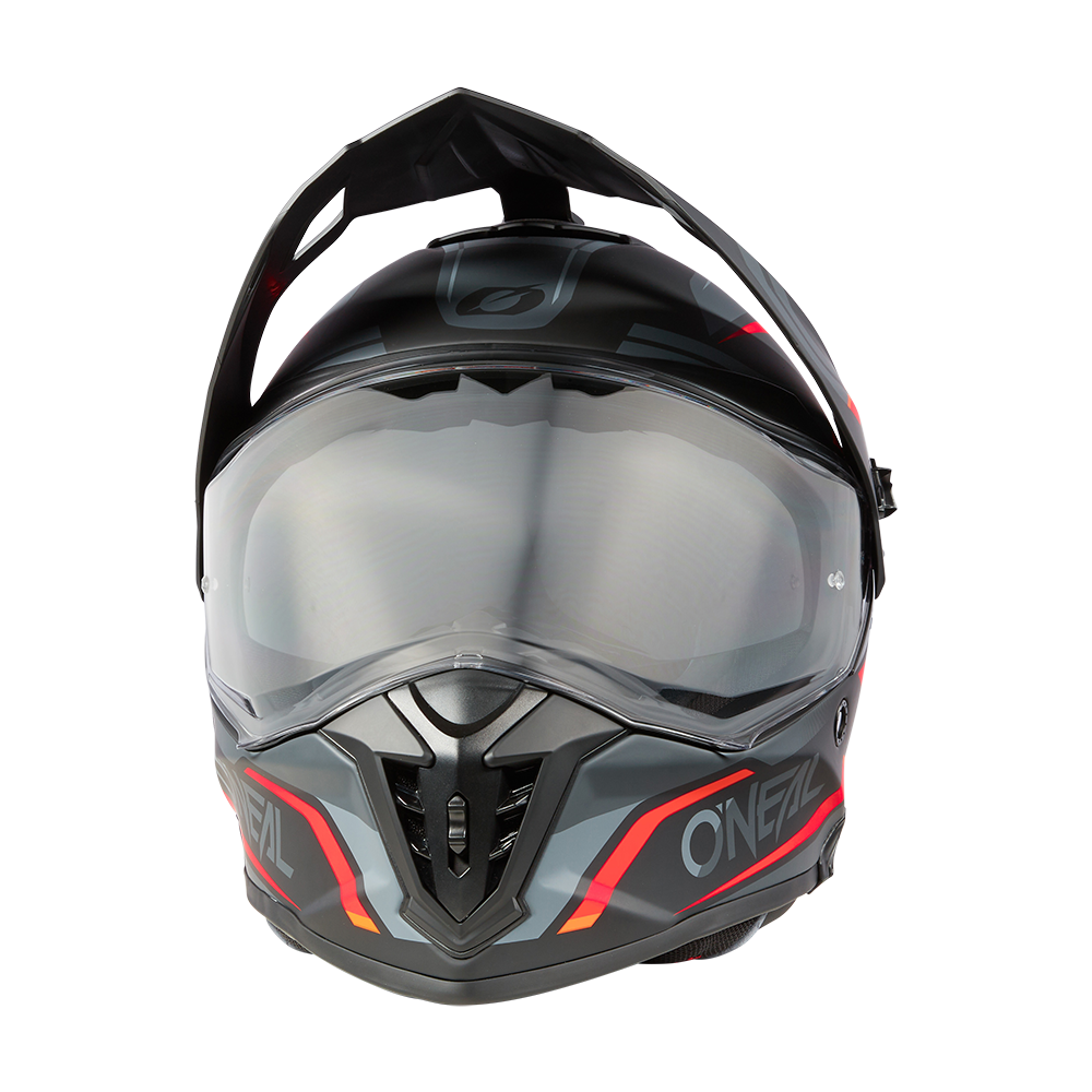 Каска O'NEAL A-SRS SPIKE BLACK/GRAY/RED — снимка 4