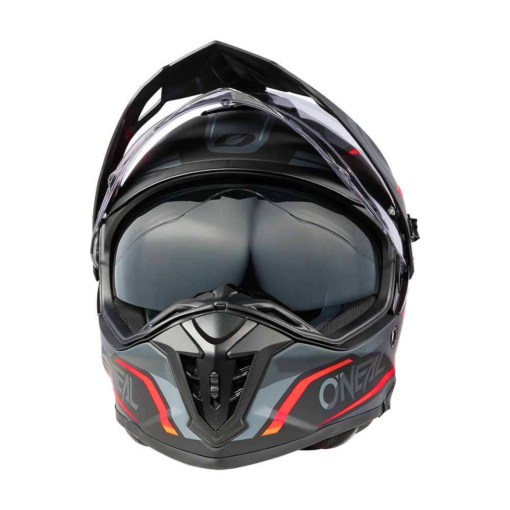 Каска O'NEAL A-SRS SPIKE BLACK/GRAY/RED — снимка 5