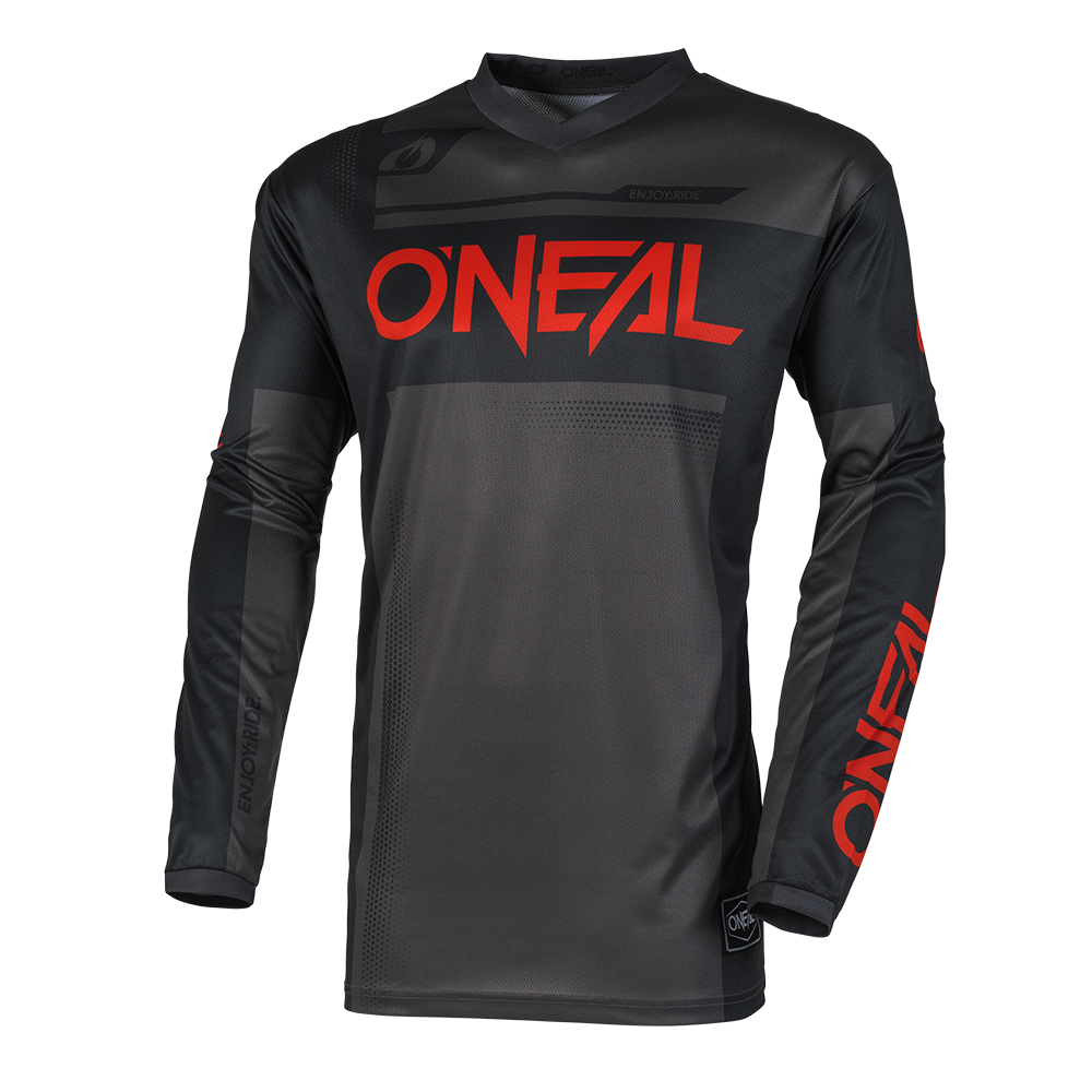 Детска мотокрос блуза O'NEAL ELEMENT RACEWEAR BLACK/GRAY/RED V.25 1
