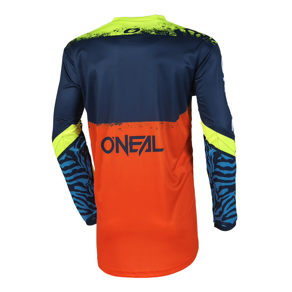 Детска мотокрос блуза O'NEAL ELEMENT SHOCKER BLUE/ORANGE V.25 — снимка 2