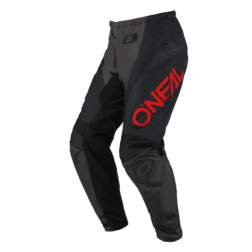 Детски мотокрос брич O'NEAL ELEMENT RACEWEAR BLACK/GRAY/RED V.25 1