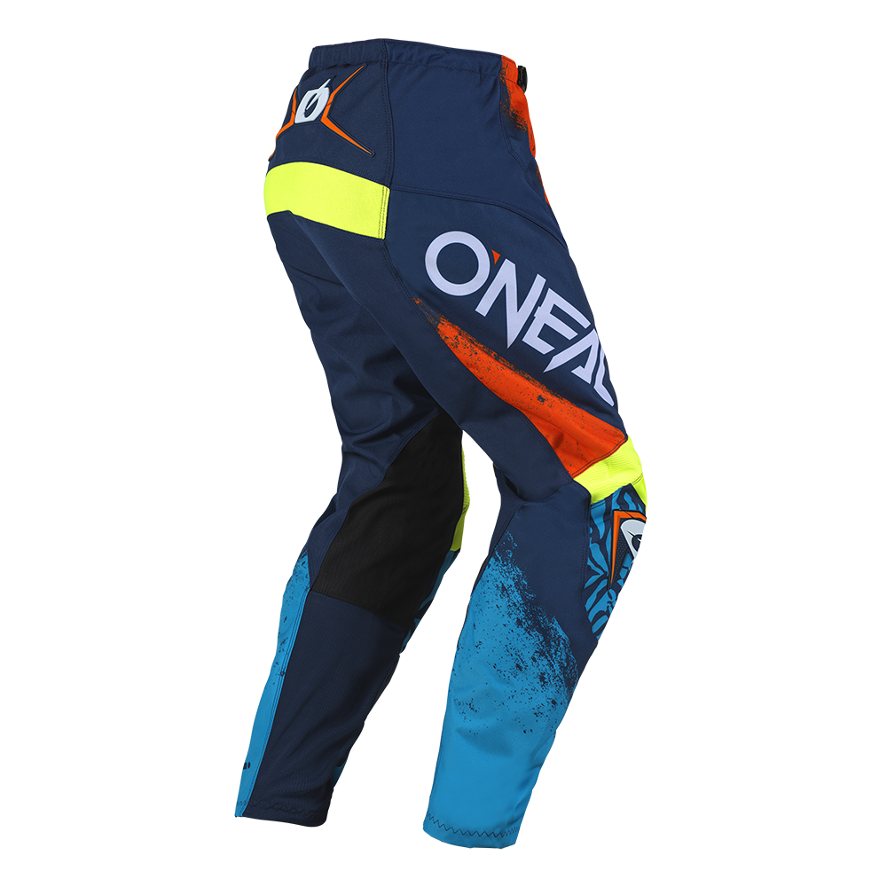 Детски мотокрос брич O'NEAL ELEMENT SHOCKER BLUE/ORANGE V.25 — снимка 2