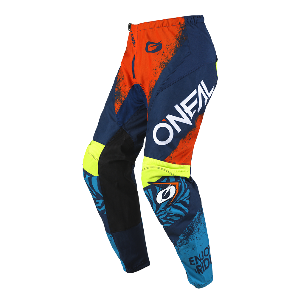 Детски мотокрос брич O'NEAL ELEMENT SHOCKER BLUE/ORANGE V.25 1