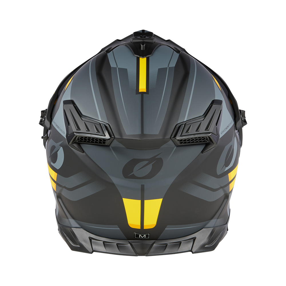 Каска O'NEAL A-SRS SPIKE BLACK/GRAY/YELLOW — снимка 3