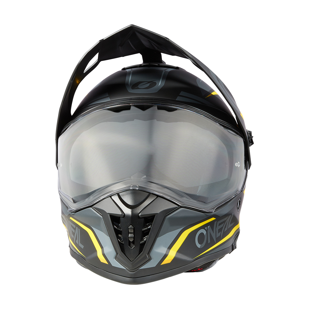 Каска O'NEAL A-SRS SPIKE BLACK/GRAY/YELLOW — снимка 4