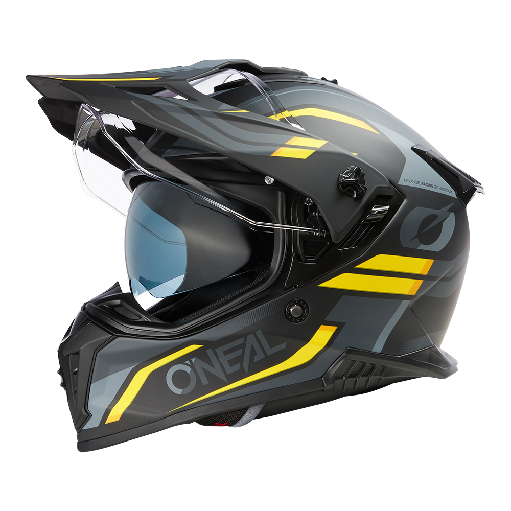 Каска O'NEAL A-SRS SPIKE BLACK/GRAY/YELLOW — снимка 6