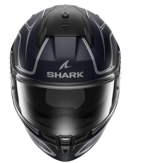 Каска SHARK D-SKWAL 3 DRONE BLUE/SILVER MATT — снимка 3