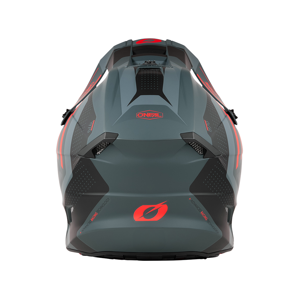 Мотокрос каска 5SERIES POLYACRYLITE SPIKE GRAY/RED V.25 — снимка 4