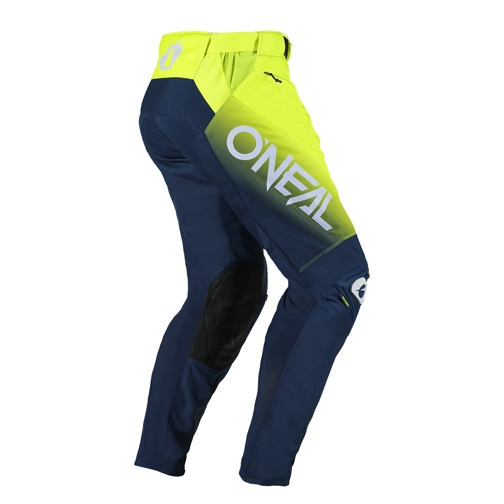 Мотокрос брич O'NEAL MAYHEM HEXX BLUE/NEON YELLOW V.25 — снимка 2