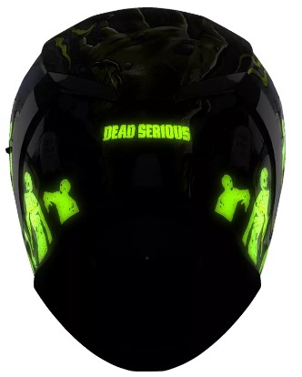 Каска ICON AIRFORM Dead Serious BK — снимка 3