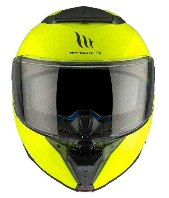 Отваряема каска MT ATOM 2 SV A3 FLUO YELLOW — снимка 5