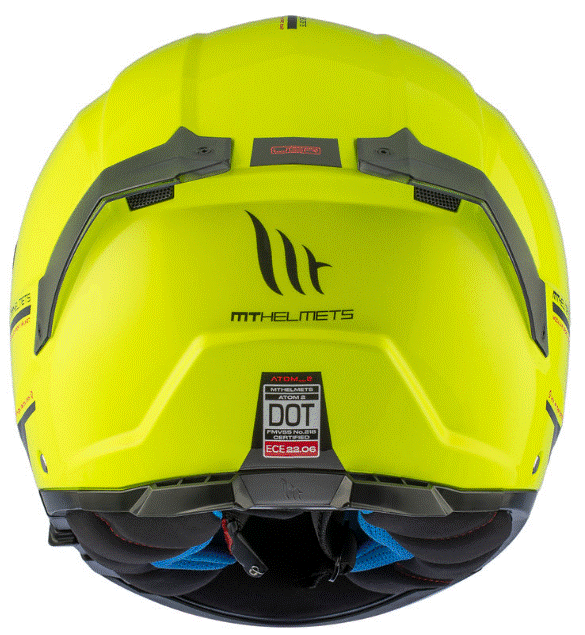 Отваряема каска MT ATOM 2 SV A3 FLUO YELLOW — снимка 2