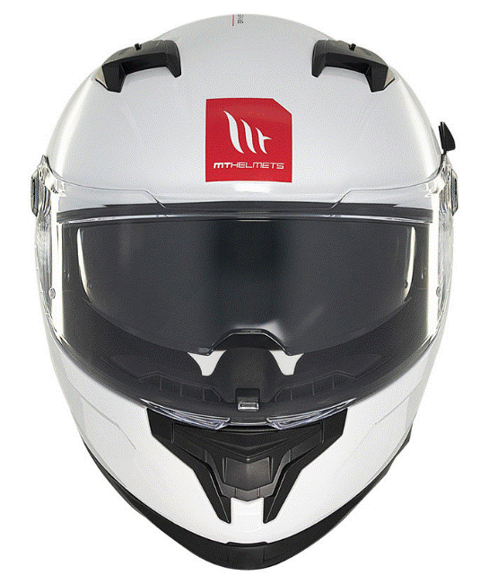 Каска MT BRAKER SV SOLID A0 GLOSS PEARL WHITE — снимка 4