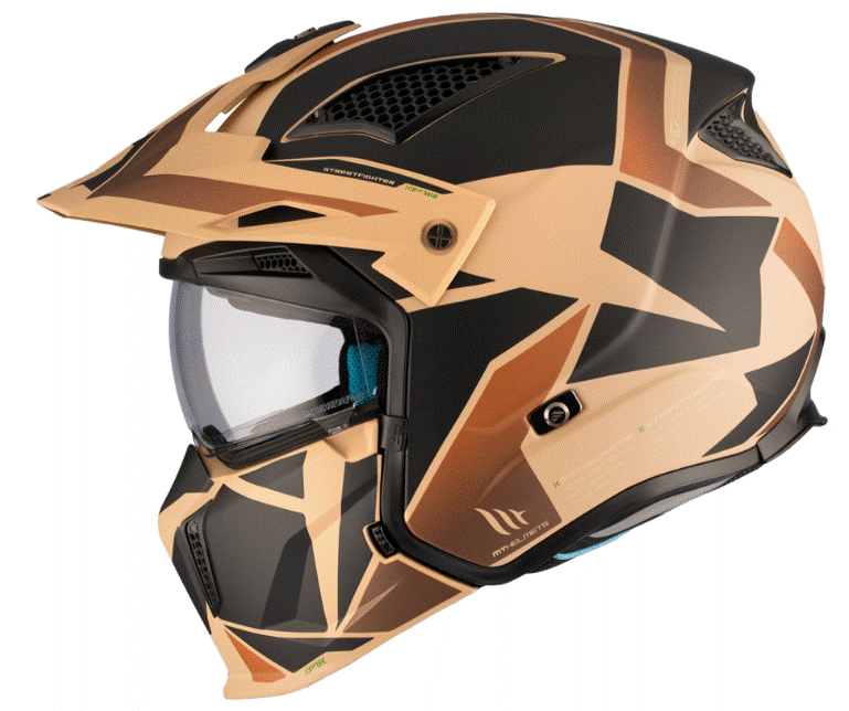 КАСКА MT STREETFIGHTER S SV P1R B9 BROWN 1