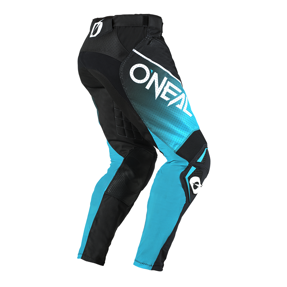 Мотокрос брич O'NEAL HARDWEAR AIR SLAM BLACK/TEAL V.25 — снимка 2