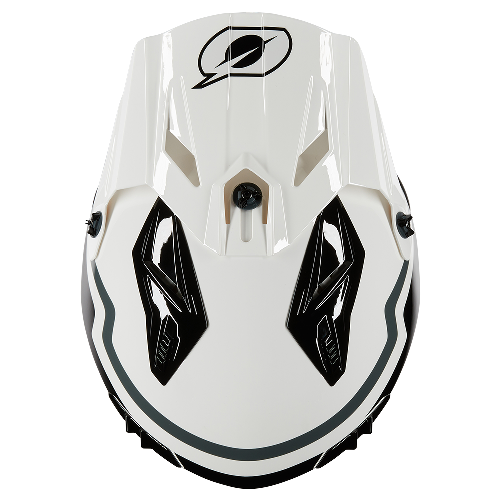 Каска за мотор O'NEAL VOLT CORP WHITE/BLACK V.25 — снимка 4