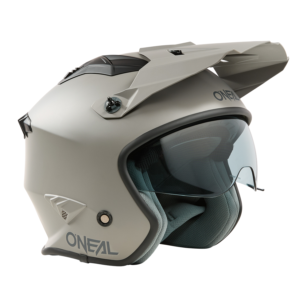 Каска за мотор O'NEAL VOLT SOLID GRAY V.25 — снимка 3