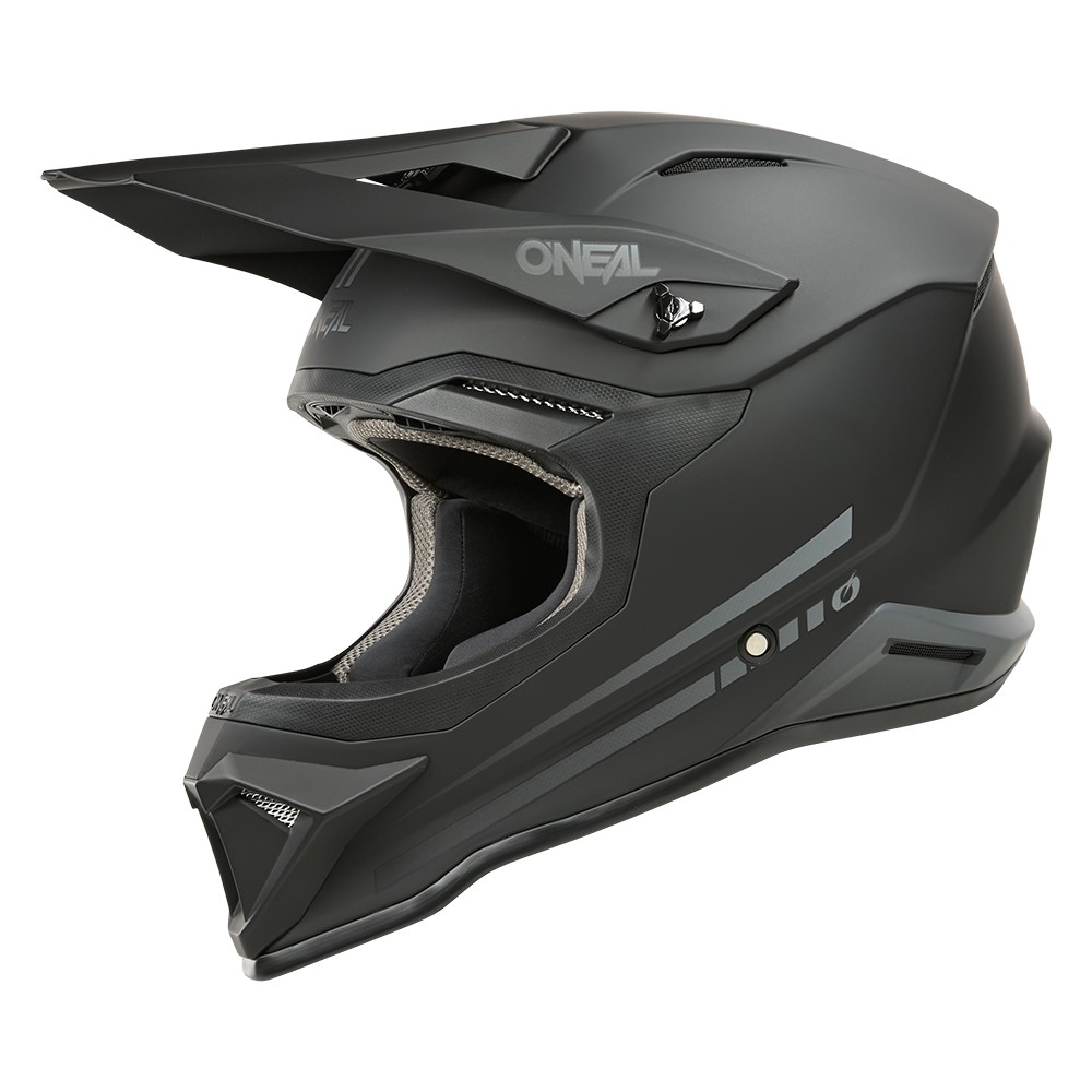 Детска каска O'NEAL 1SERIES SOLID BLACK V.25 — снимка 2