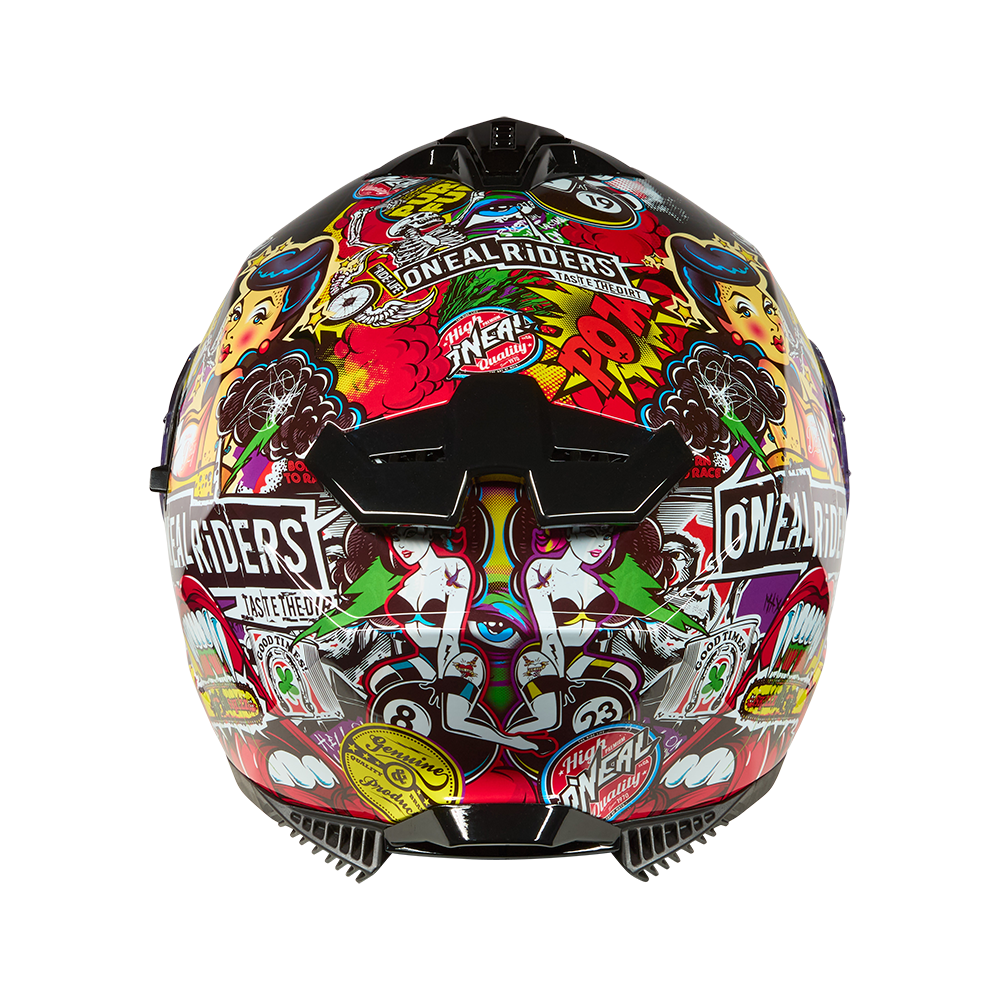 Каска O'NEAL CHALLENGER CRANK BLACK/MULTI V.25 — снимка 2