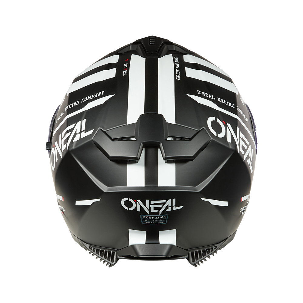 Каска O'NEAL CHALLENGER WARHAWK BLACK/WHITE/RED V.25 — снимка 2