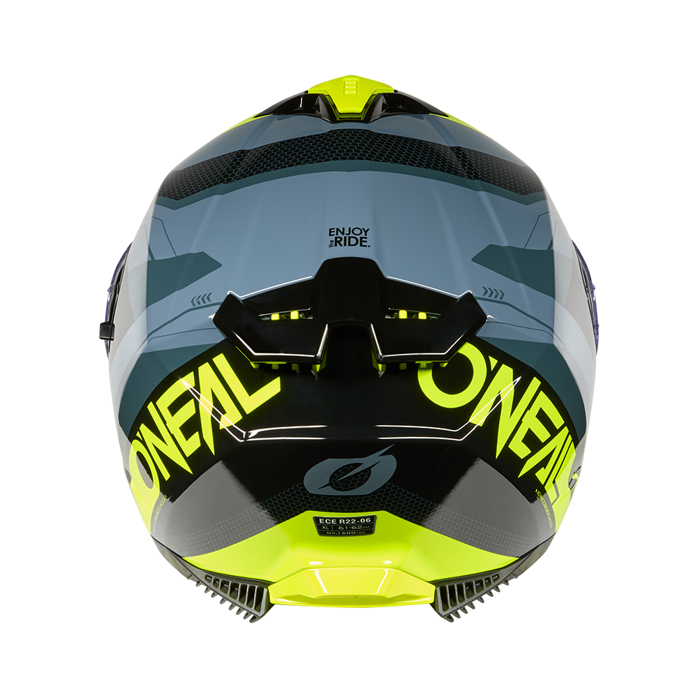 Каска O'NEAL CHALLENGER EXO BLACK/GRAY/NEON YELLOW V.25 — снимка 2