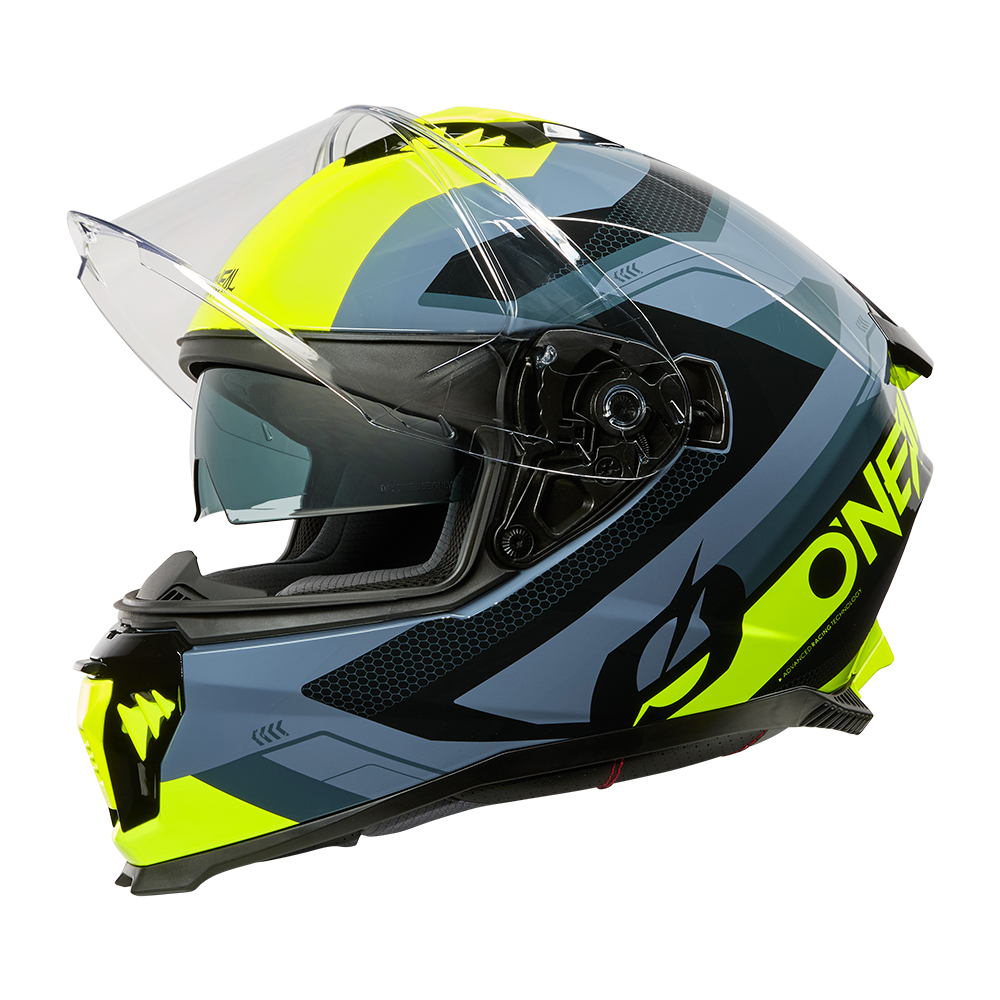 Каска O'NEAL CHALLENGER EXO BLACK/GRAY/NEON YELLOW V.25 — снимка 4