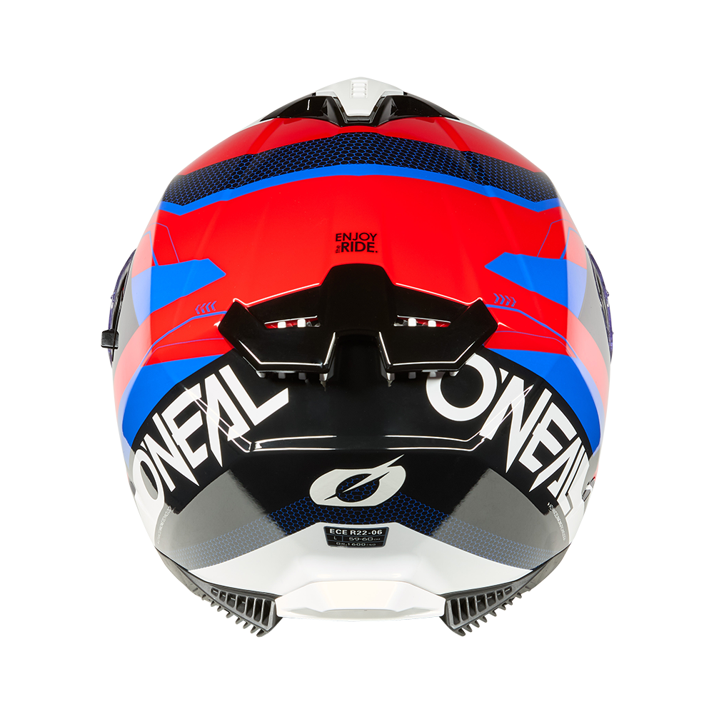 Каска O'NEAL CHALLENGER EXO BLACK/WHITE/RED/BLUE V.25 — снимка 2