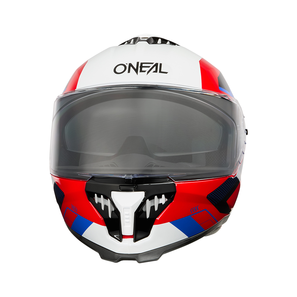 Каска O'NEAL CHALLENGER EXO BLACK/WHITE/RED/BLUE V.25 — снимка 3