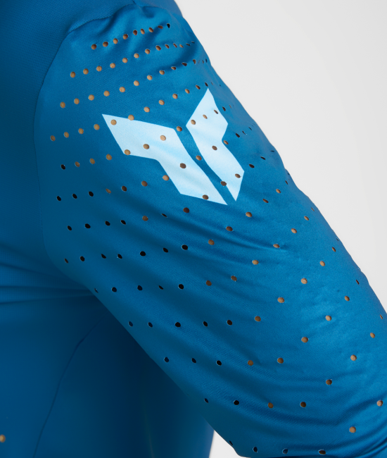 Мотокрос джърси THOR SPORTMODE BRAVE BLUE — снимка 3