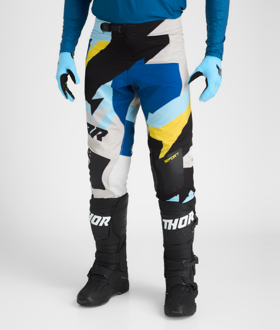 Мотокрос брич THOR SPORTMODE BRAVE BLUE — снимка 4